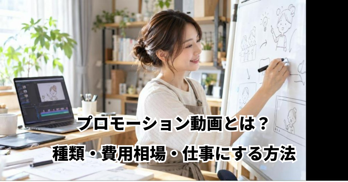プロモーション動画とは？種類・費用相場・仕事にする方法