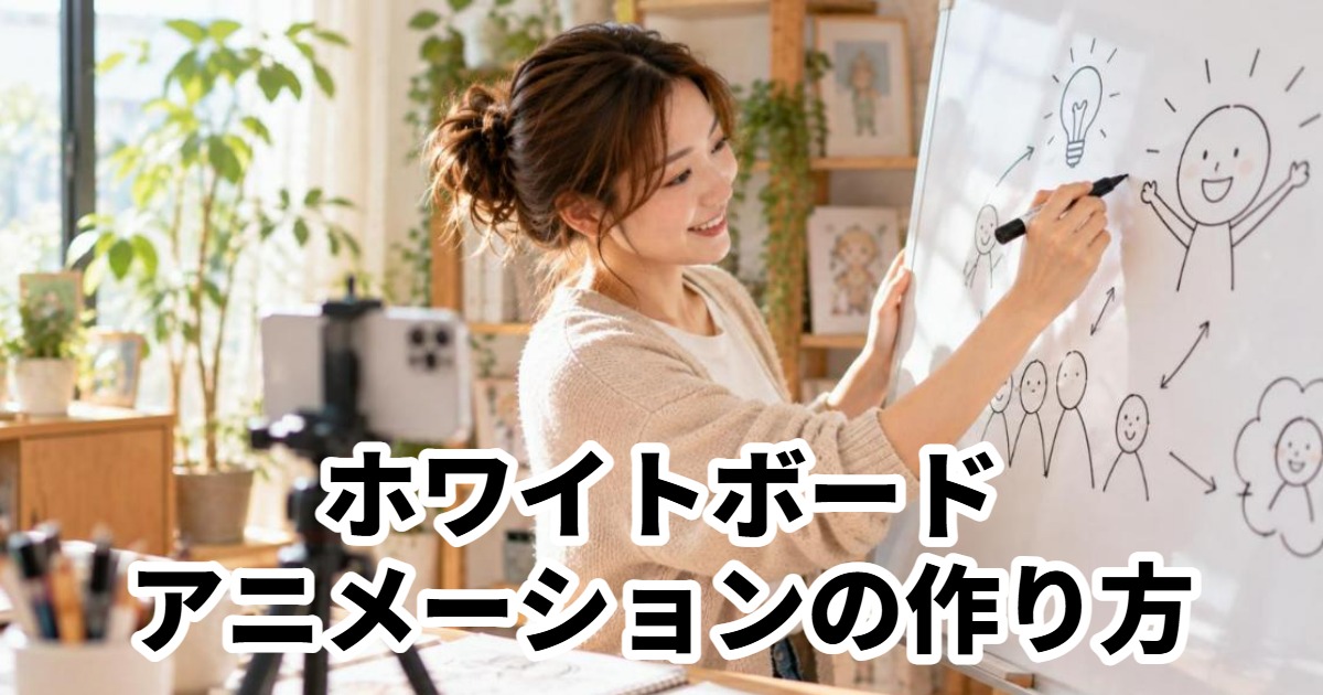 ホワイトボードアニメーションの作り方